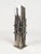 Silver Italian Brutalist Steel Vase, Italy, 1970s For Sale - Image 8 of 13