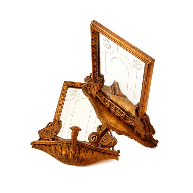 Traditional Empire Mirrors, 1950s, Set of 2 For Sale - Image 3 of 5