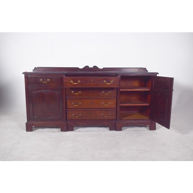 1920s English Vanity Unit with Small Mahogany Top, 1920s For Sale - Image 5 of 13