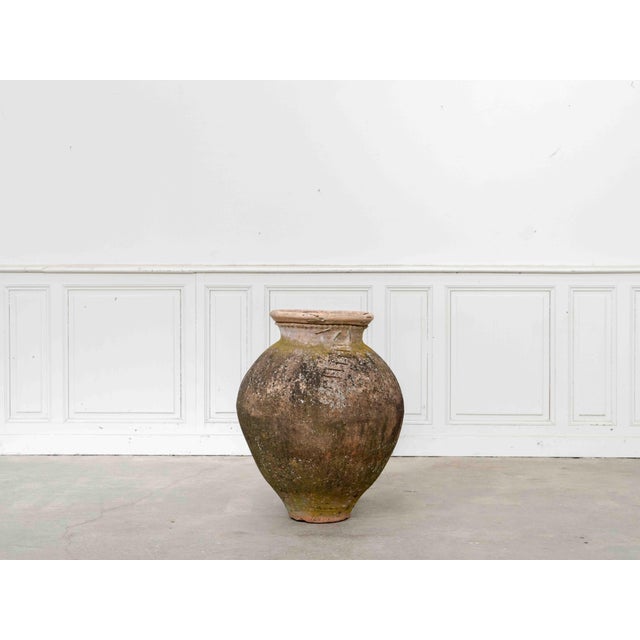 Antique Terracotta Jar with Metal Clips For Sale - Image 10 of 10