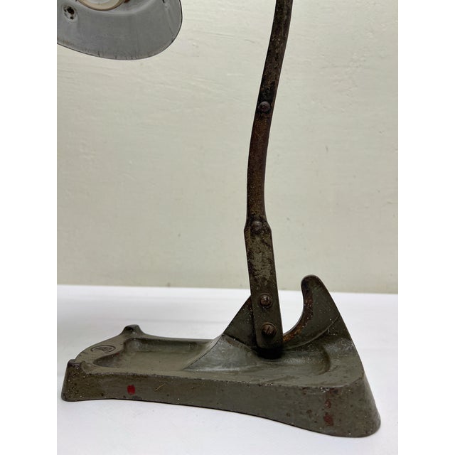 Art Nouveau Industrial German Table Lamp, Reinlicht, 1918 For Sale - Image 17 of 18
