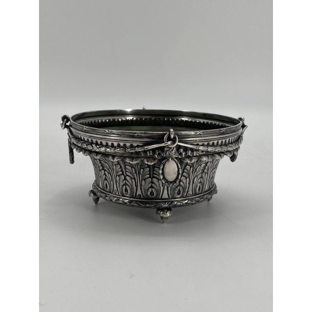 Art Nouveau Table Attachment in 800 Silver from Schwarz & Steiner, 1890s For Sale - Image 10 of 12