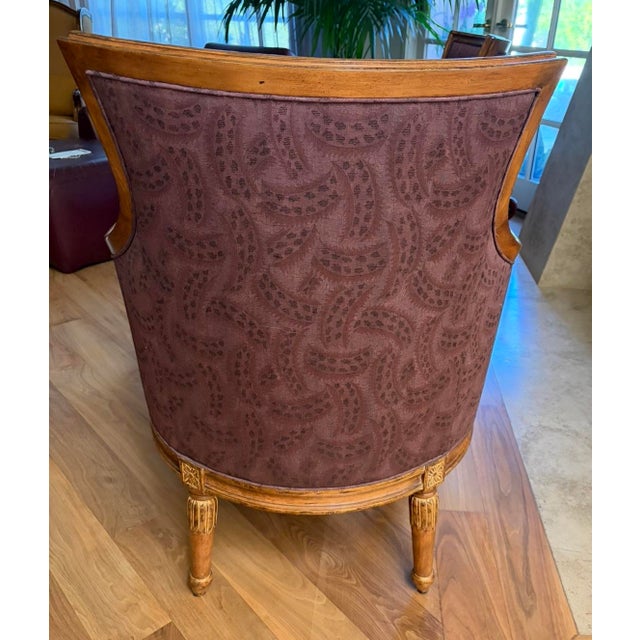 Vintage Louis XVI-style Bergere Chairs For Sale - Image 4 of 4