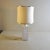 White Ceramic Table Lamp, 1960s For Sale - Image 11 of 12