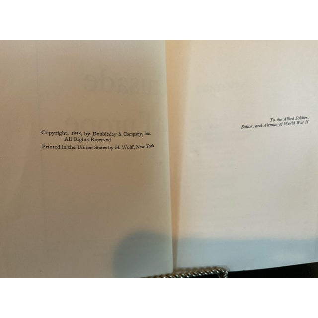 1940s Crusade in Europe by Eisenhower, Dwight D.; Circa 1948, First Edition For Sale - Image 5 of 7