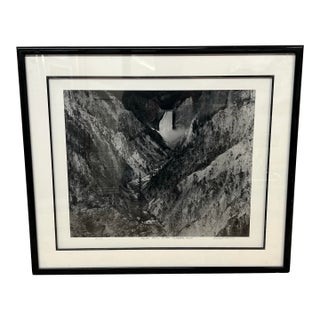 Robert Morris Lower Yellowstone River in Yellowstone Park, Wyoming B/W Limited Photography, Signed For Sale