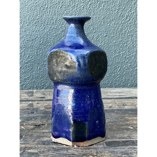 Vintage Original Studio Pottery Vase For Sale - Image 10 of 12