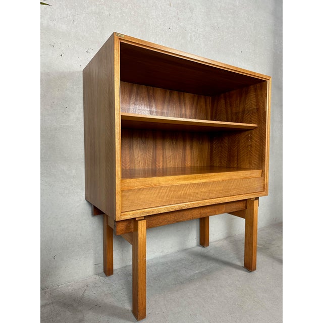 Vintage bookcase from the "Abstracta series" by Jos De Mey for Van den Berghe Pauvers. 1970s (June 18, 1974). High-quality...