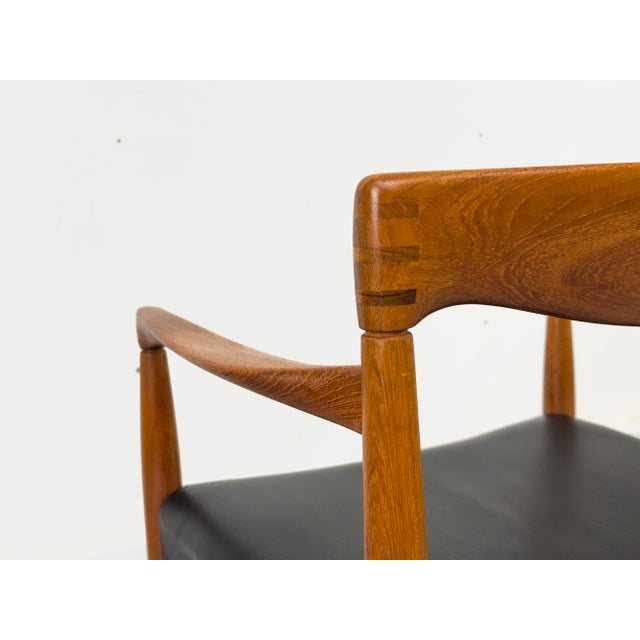 Vintage Teak Armchair by H. W. Klein for Bramin, 1960s For Sale - Image 10 of 16