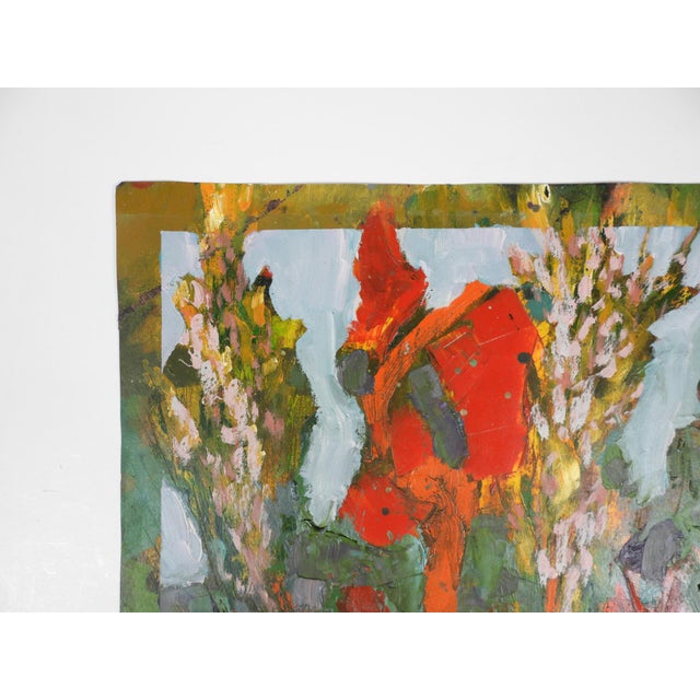 Contemporary Expressionist Flower Garden Painting For Sale In Seattle - Image 6 of 7