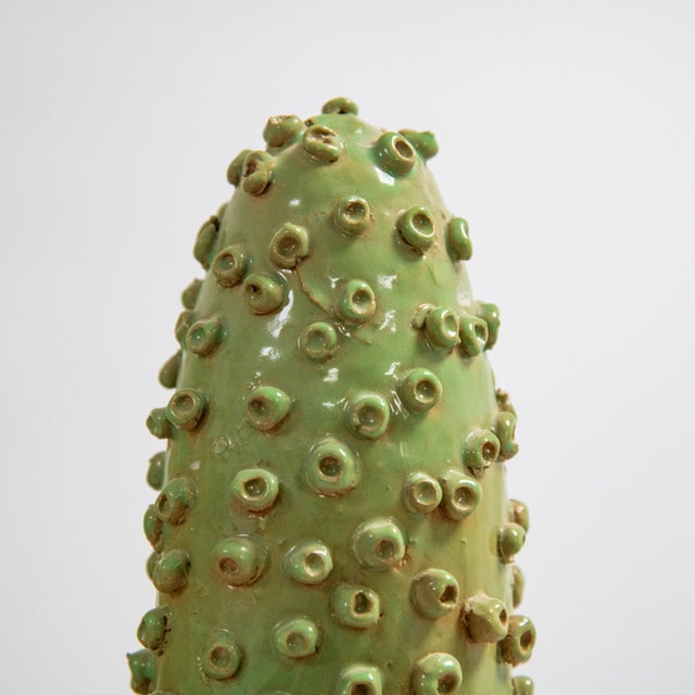 Sculpture in the Shape of a Cactus, 1970s, Ceramic For Sale - Image 11 of 12