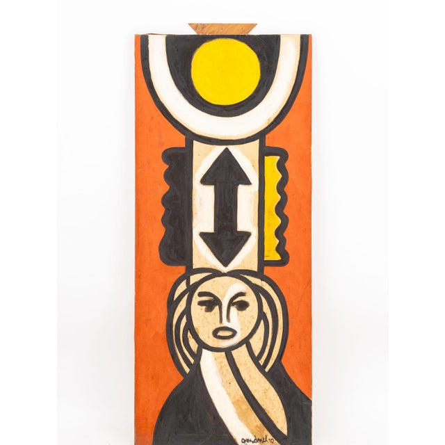Walter Gaudnek Abstraction Oil on Canvases, 1970 For Sale - Image 10 of 14