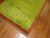 Lime Green Vintage Turkish Tulu Pile Rug For Sale - Image 4 of 6