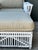 White Vintage Rattan Lounge Chair and Ottoman After Bielecky Brothers For Sale - Image 8 of 12