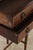 Wood Antique Edwardian 2 Drawer Inlaid Mahogany Curio Cabinet For Sale - Image 7 of 17