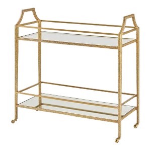 Modern Gilt Bar Cart