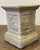 Stone English Garden Stone Pedestal or Plinth With Foliate Motif For Sale - Image 7 of 8