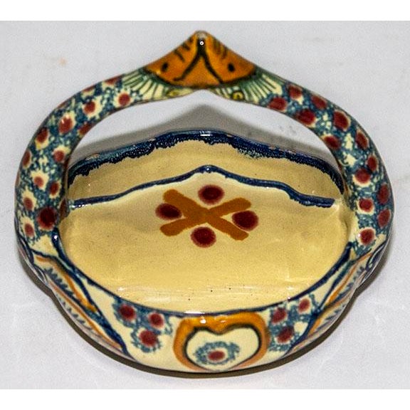 Henriot Quimper Pottery Salt and Pepper Cellar Breton Faience Chairish