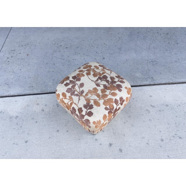 1970s Pair of Mid Century "Poufs" Ottomans Attributed to Marge Carson For Sale - Image 10 of 10