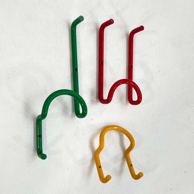 Vintage Taka Coat Hooks by Cesare Rota Nodari for Acerbis, 1960s, Set of 3, in Good conditions. Designed 1960 to 1969 This...