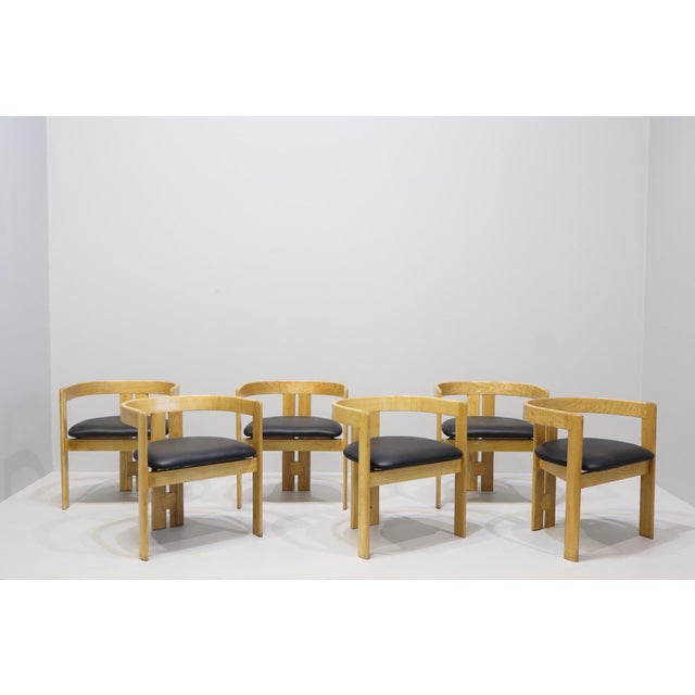 Mid-Century Modern Vintage Piquadro Chairs by Afra & Tobia Scarpa for Gavina, Italy, 1960s, Set of 6 For Sale - Image 3 of 18