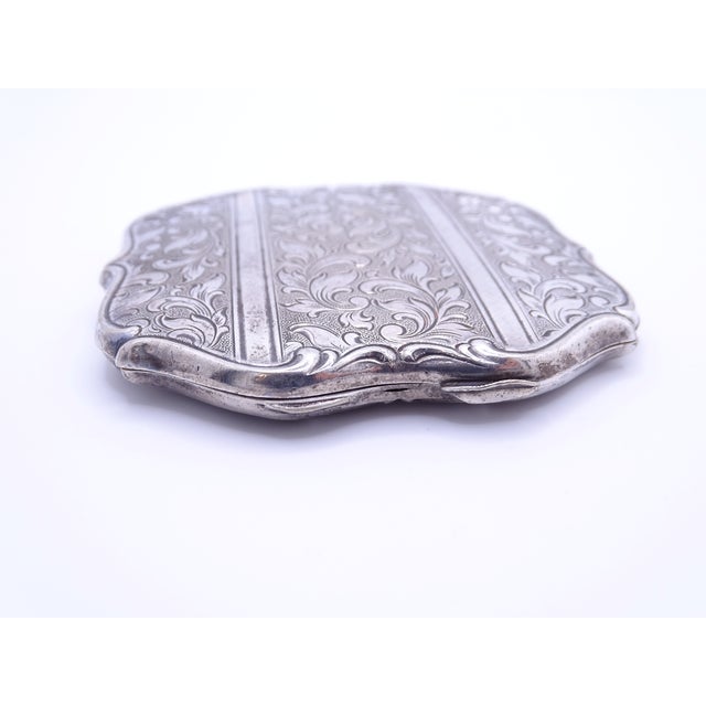 Art Nouveau Powder with Mirror and Silver Plate, France, 1890s For Sale - Image 14 of 18