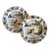 1765 - 1775 English London Delft Polychrome Pottery Plates - A Pair For Sale