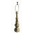 Elegant vintage solid brass table lamp featuring a classic neoclassical column design with rich aged brass finish....