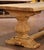 French Early 20th Century French Louis XIII Bleached Oak Trestle Refectory Dining Table For Sale - Image 3 of 7
