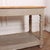 Wood French Painted Drapers Table in Pine For Sale - Image 7 of 12