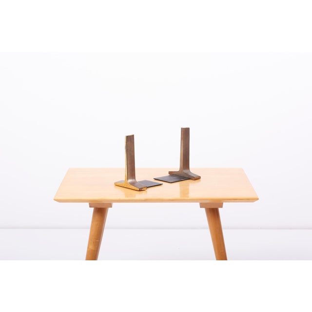 Modernist Bronze Bookends by Ben Seibel, USA, 1950s, Set of 2 For Sale - Image 9 of 18
