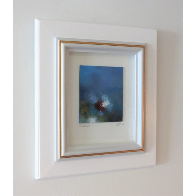 Framed Original Abstracts, Oil on Panel, a Pair by C. Damien Fox For Sale - Image 4 of 7
