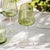Graciously sized in a soft, fresh hue, the Francesca Green Water Glass encourages slowing down and savoring each sip.