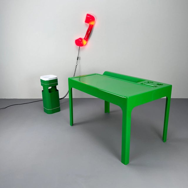 Green Pop Art Desk by Marc Berthier for Roche Bobois, 1970s For Sale - Image 3 of 13