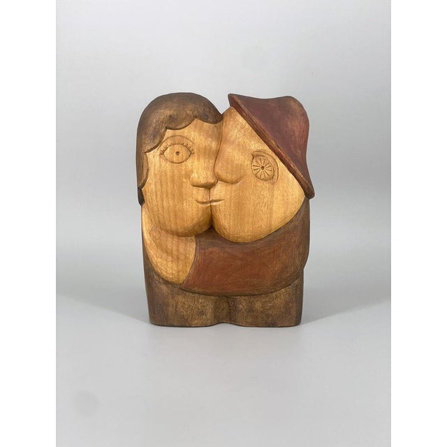 Henryk Zegadlo, Lovers, 1980s, Wood For Sale - Image 10 of 11