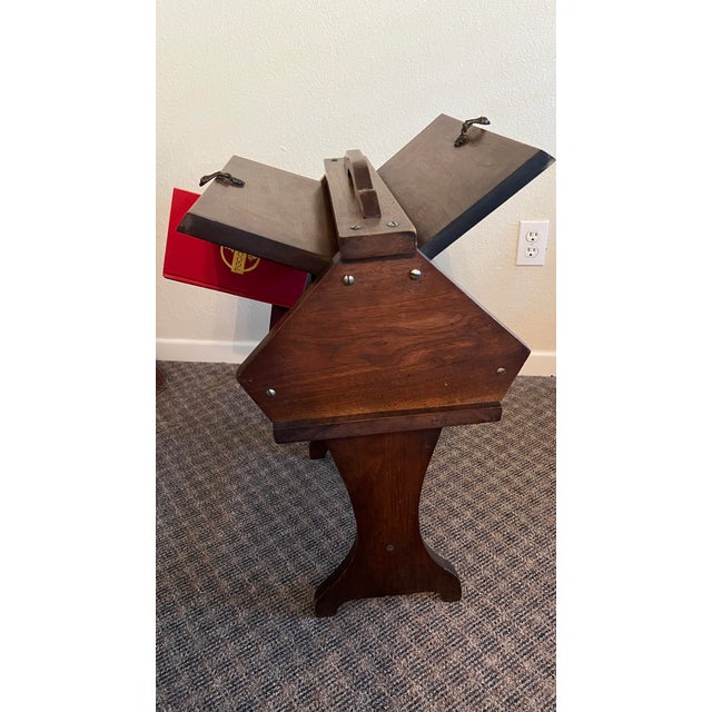 Handmade Wood Cabinet For Sale - Image 4 of 7
