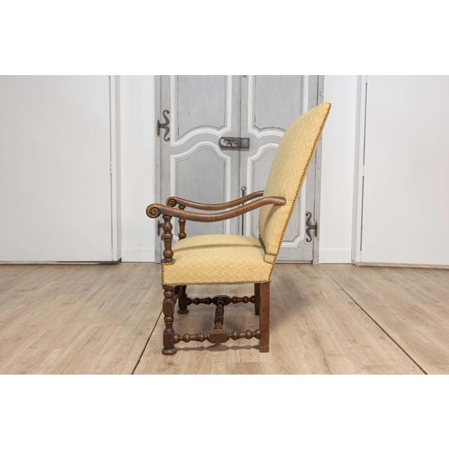 18th Century 18th Century French Louis XIII Style Armchair For Sale - Image 5 of 11
