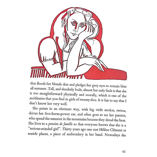 1983 Limited Edition Book, "Break of Day", Colette (Novel); Françoise Gilot, (Signed) (Illustrations), Enid McLeod (Translation) For Sale - Image 10 of 18
