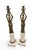 Mid 20th Century Pair of 24-Inch Neoclassical Bronze Caryatid and Limestone Candlesticks For Sale In West Palm - Image 6 of 12