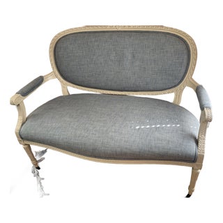 Antique Louis XVI Style Settee or Loveseat For Sale