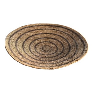 Antique Large in the Style of Native American Apache Basket Bowl For Sale