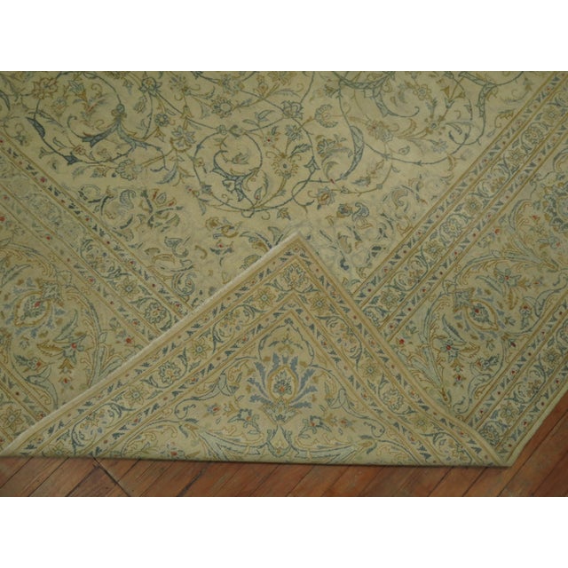 1940s Vintage Kashan Rug, 9'11'' X 13'1'' For Sale - Image 5 of 10