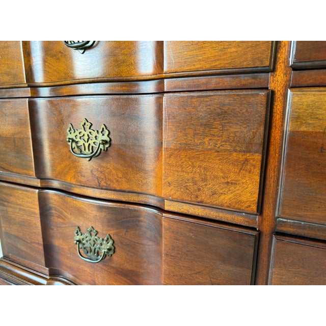 Vintage Nine - Drawers Solid Mahogany Dresser by Century Furniture/ Sold For Sale - Image 12 of 12