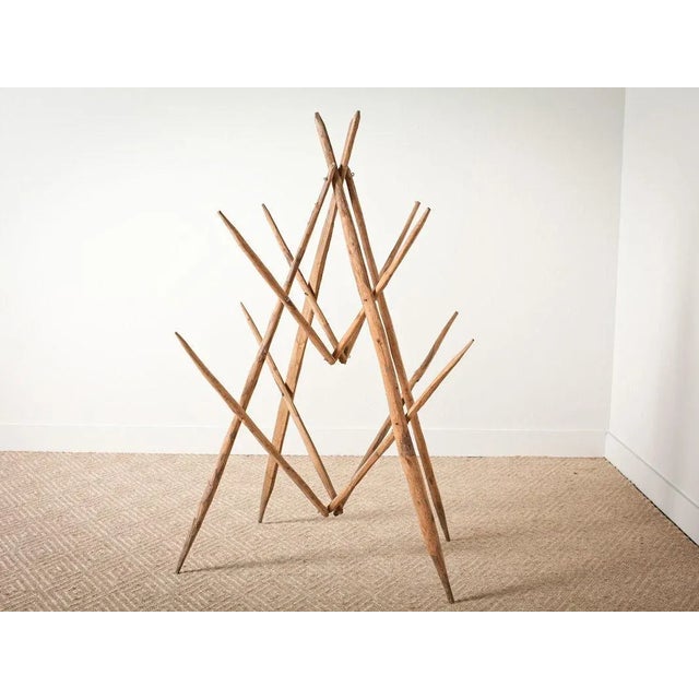 1940s Vintage Hay Drying Rack For Sale - Image 5 of 5