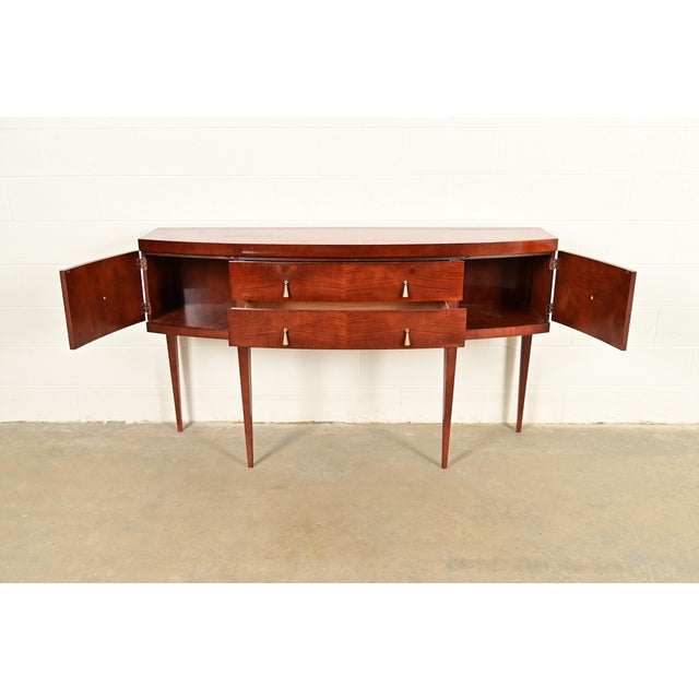 1990s Baker Furniture Modern Regency Sideboard Credenza For Sale - Image 5 of 15