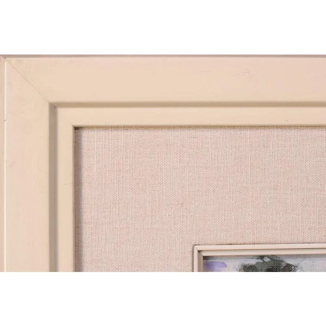 Post Impressionist Landscape with Village, Oil on Canvas, Framed For Sale - Image 5 of 7