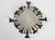 Command attention with this exceptional mid-century flush mount fixture, handcrafted in Spain during the 1950s. A...