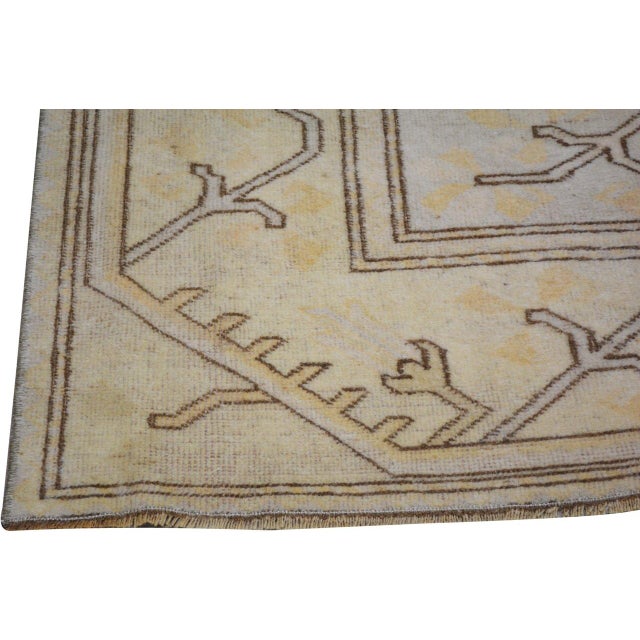 Turkish Vintage Turkish Anatolian Hand Knotted Wool Rug, 6'x9'3'' For Sale - Image 3 of 6