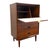 Vintage Mid Century Modern Walnut Credenza Dresser & Drop-Front Secretary Desk Set. For Sale - Image 11 of 12