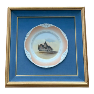 Framed Vintage Collector Plate
